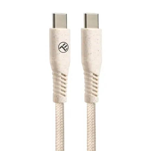 Cable de datos verde Tellur Tipo-C a Tipo-C, 3A, PD60W, 1m