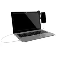 Soporte magnético para teléfono Tellur MDM para pantalla de portátil, color negro