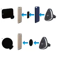 Tellur Soporte para Teléfono para Coche Magnético, Ventilación de Aire, negro