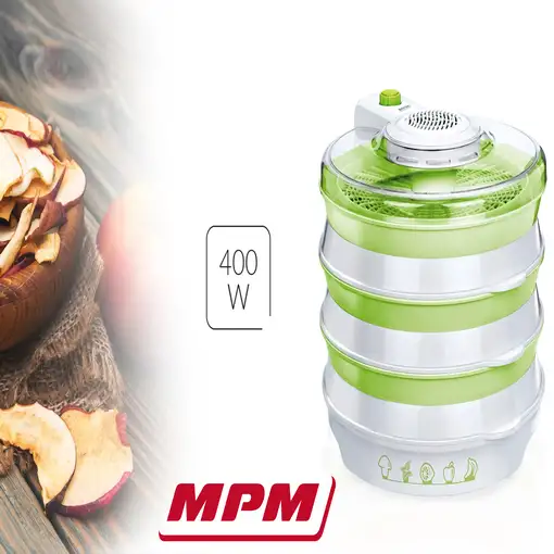 Deshidratador Alimentos Plegable, 6 Bandejas, 2 Niveles Temperatura,  MPM, MSG-06