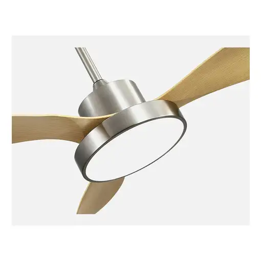 Fabrilamp 128591342 ventilador Haya, Níquel