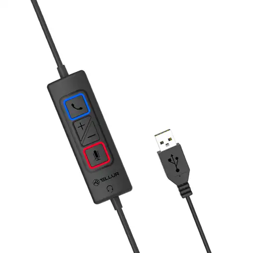 Voice 420 Auriculares, centro de llamadas con cable, binaurales, USB, Jack, negro