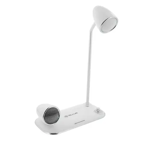 Tellur Nostalgia Cargador de Escritorio Inalámbrico 15W, Altavoz BTH