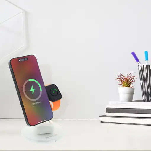 Cargador de escritorio inalámbrico 3 en 1 MagSafe Tellur certificado