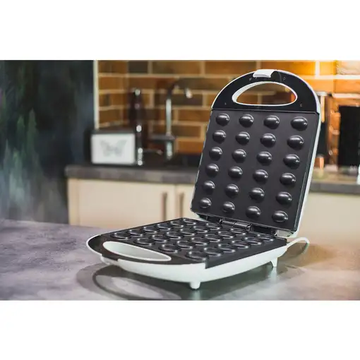 Hornillo Eléctrico para 24 Galletas en Forma de Nuez, Antiadherente, Mesko, MS3081