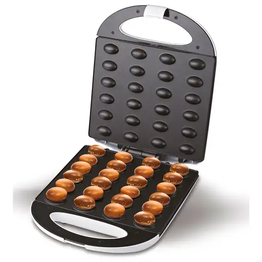 Hornillo Eléctrico para 24 Galletas en Forma de Nuez, Antiadherente, Mesko, MS3081