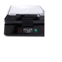 Adler AD 3036 gofrera 4 barquillo(s) 1500 W Negro, Gris