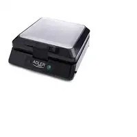 Adler AD 3036 gofrera 4 barquillo(s) 1500 W Negro, Gris