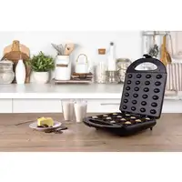 Mesko Home MS 3041 gofrera 24 barquillo(s) 1600 W Negro