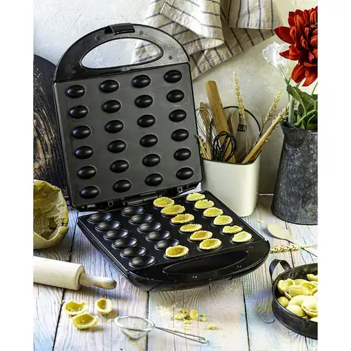 Mesko Home MS 3041 gofrera 24 barquillo(s) 1600 W Negro