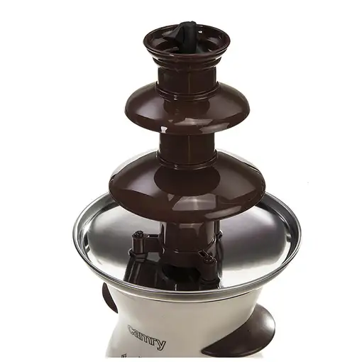 Camry Premium Chocolate fountain CR 4457 chocolateras Marrón, Blanco 190 W