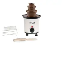 Adler AD 4487 chocolateras Negro, Marrón, Blanco 30 W