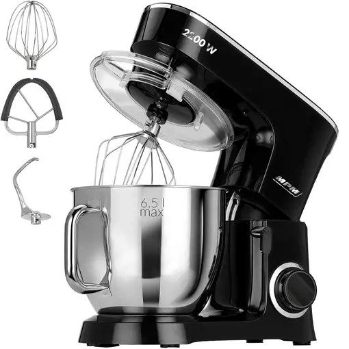 Batidora Amasadora Repostería Profesional, Robot Cocina Orbital, 6,5L, MRK-19, MPM