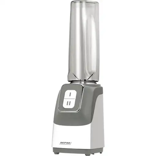 MPM MBL-22 0,6 L Batidora de vaso 350 W Gris, Transparente, Blanco