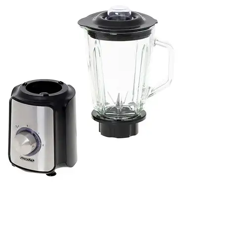 Mesko Home MS 4080 licuadora 1,5 L Batidora de vaso 1200 W Arándano, Acero, Transp