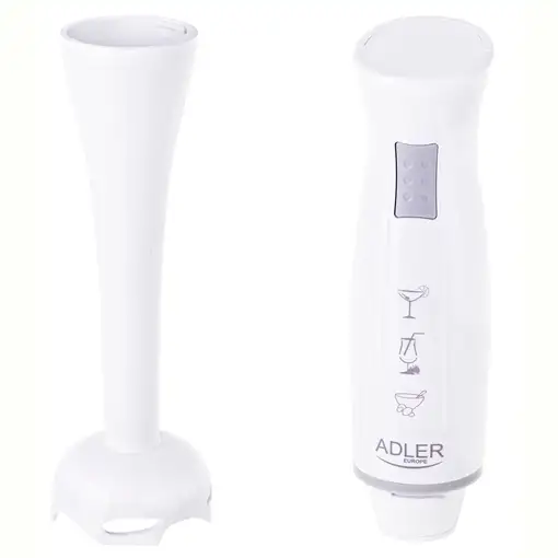 Batidora de Mano Brazo Desmontable, Cuchillas de Corte en Acero Inox AD4622, Adler
