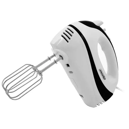 Batidora Amasadora de Mano Repostería, 5 Velocidades + Turbo, MS4227B, Mesko