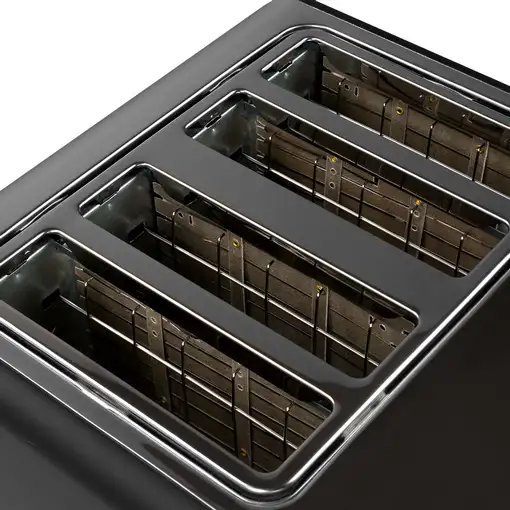 Tostadora Retro Doble 1500W Negro/Plata Dayron