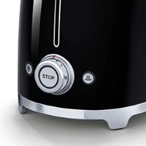 Smeg TSF01BLEU tostadora 6 2 rebanada(s) 950 W Negro