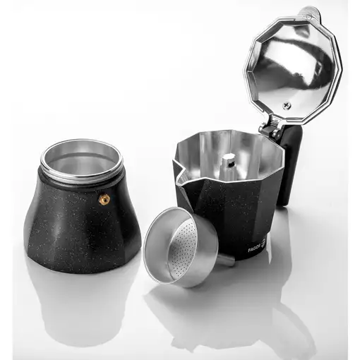 Cafetera Italiana Aluminio 12 Tazas Café, Junta Silicona,  81CFFGATI12 FAGOR