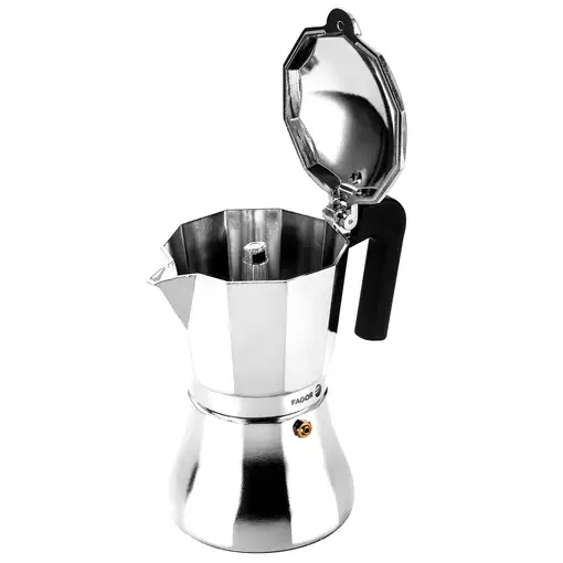 Cafetera Italiana Inducción 12 Tazas Café, Aluminio, 81CFFGACU12 FAGOR
