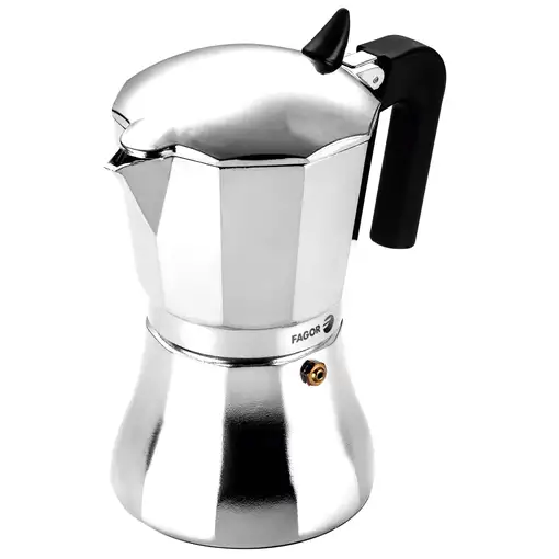 Cafetera Italiana Inducción 12 Tazas Café, Aluminio, 81CFFGACU12 FAGOR