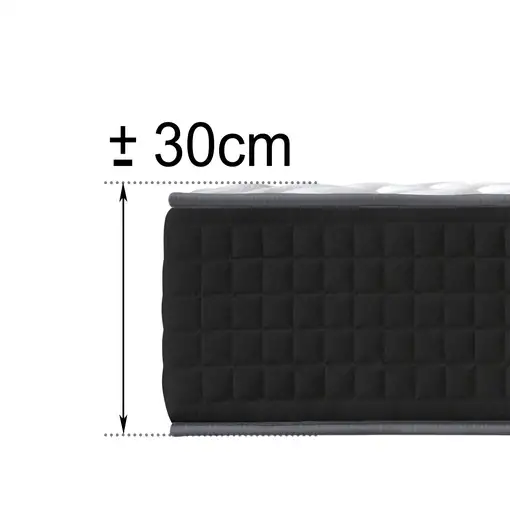 Colchón Viscoelástico, firmeza Ergonómica con Núcleo de Espuma Smart Confort.
