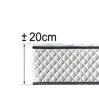Colchón Viscoelástico, firmeza Ergonómica con Núcleo de Espuma Basic Confort.