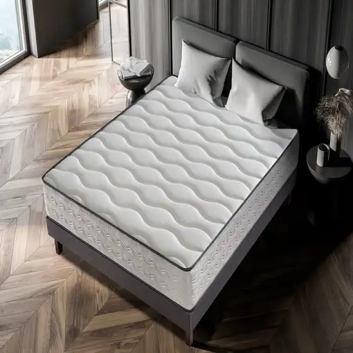 Colchón Viscoelástico, firmeza Ergonómica con Núcleo de Espuma Smart Confort.