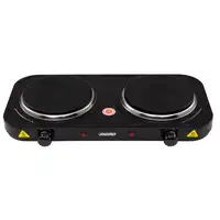Hornillo Eléctrico Doble, Zonas Cocinado 15,5 cm, MS 6509, Mesko