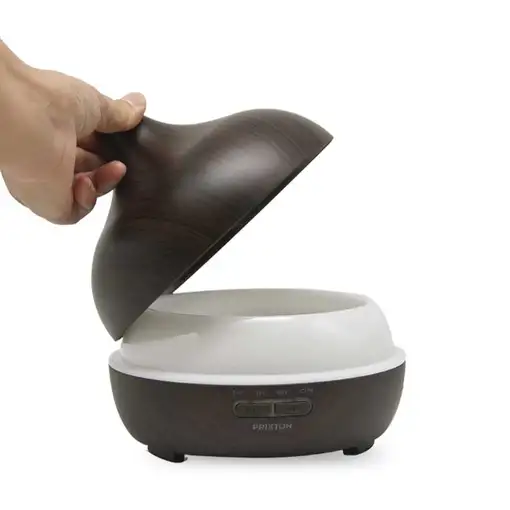 Humidificador Hidra, 300 ml, madera oscura PRIXTON