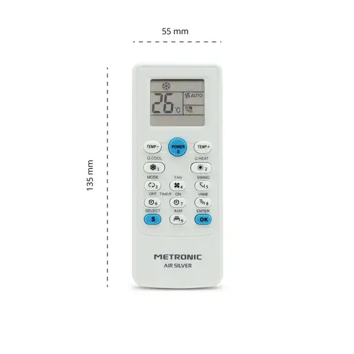 Mando a Distancia Universal para Aire Acondicionado 495348 Metronic
