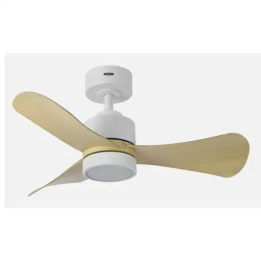 Fabrilamp 207791368 ventilador Haya, Blanco