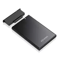 AISENS Caja externa 2.5\ ASE-2528B 9.5mm SATA a USB 3.0/USB3.1 Gen1, Negro