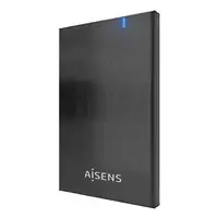AISENS Caja externa 2.5\ ASE-2528B 9.5mm SATA a USB 3.0/USB3.1 Gen1, Negro