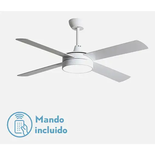 Fabrilamp 128791468 ventilador Haya, Blanco
