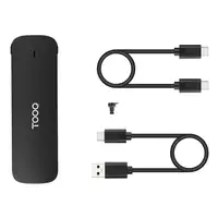 TooQ Caja Externa para SSD M.2 NVMe, Negro