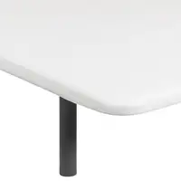 Base Tapizada, Tejido 3D Transpirable + 4 Patas, Montaje Incluido, 135x200