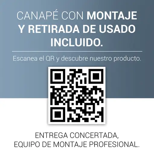Canapé JApertura Lateral, Montaje incluido. Recogida del antiguo GRATIS., 90x190