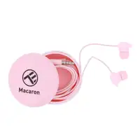 Auriculares internos Tellur Macaron, estuche de transporte, rosa