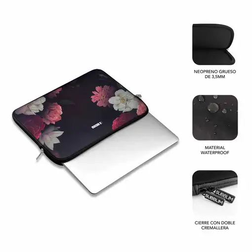 Funda Ordenador Neopreno Trendy Sleeve Neo Flowers 13,3 a 14\