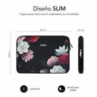 Funda Ordenador Neopreno Trendy Sleeve Neo Flowers 13,3 a 14\