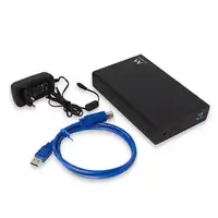 Ewent EW7056 caja para disco duro externo Caja de disco duro (HDD) Negro 3.5\