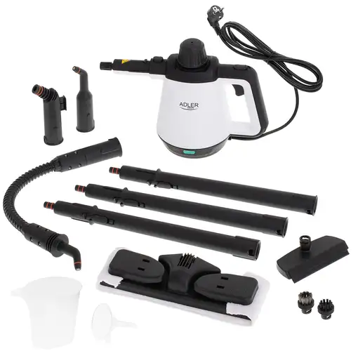 Adler AD 7038 limpiador a vapor Limpiador a vapor portátil 0,45 L 2000 W Negro, Bl