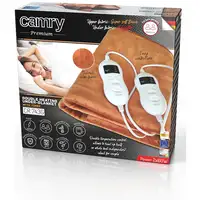 Calienta Camas Eléctrico Doble 150 x 160cm, 8 Niveles Temperatura, CR7436, Camry