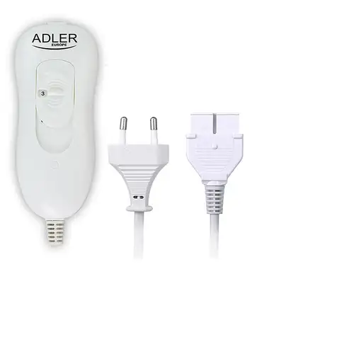 Adler AD 7426 manta eléctrica y almohadilla Calentador de cama eléctrico 60 W Gris