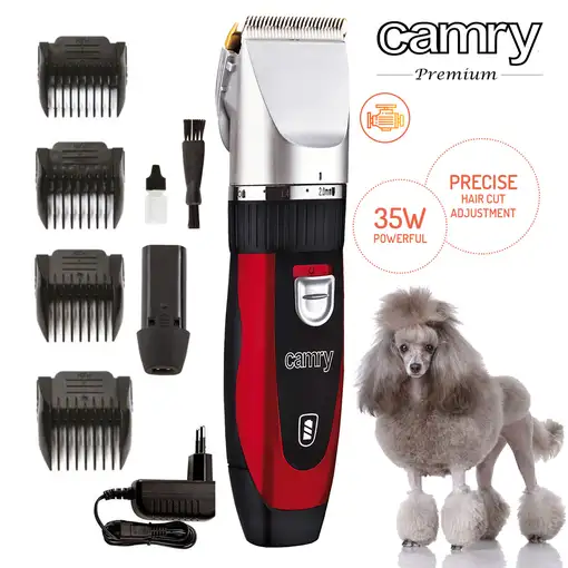 Cortapelos para Mascotas, Profesional, Cabezal Titanio, CR 2821, Camry