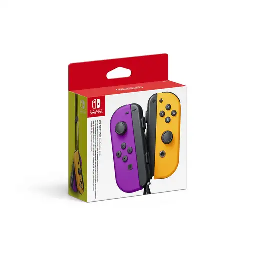 Nintendo Joy-Con Negro, Naranja, Púrpura Bluetooth Gamepad Analógico/Digital Ninte