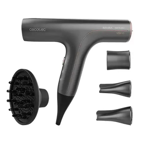 Cecotec Bamba IoniCare 6000 Rockstar Soft Pro secador 1200 W Negro
