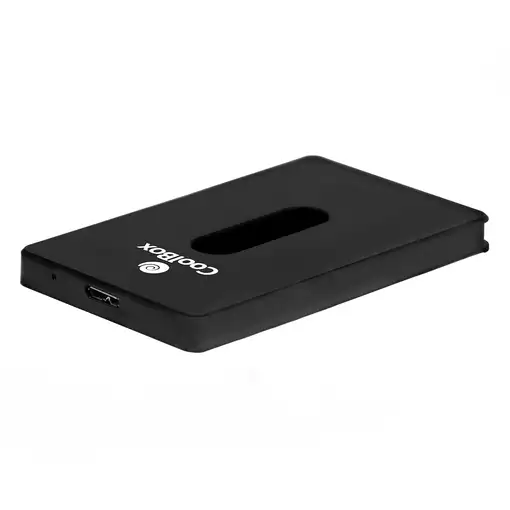 CoolBox SlimChase S-2533 Caja externa para unidad de estado sólido (SSD) Negro 2.5